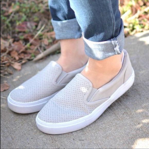 Fabutiq Shoes - HP BEST IN BTQS PERFORATED SLIP ON SNEAKERS